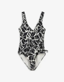 Ever Me Badpak - Motief all-over - zwart Outlet