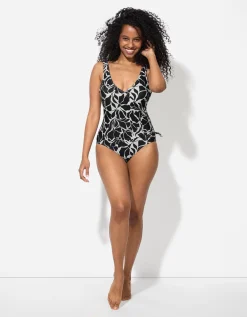 Ever Me Badpak - Motief all-over - zwart Outlet