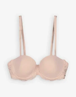 Flame Balconette-bh - Met kant - roze Hot