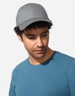Jean Pascale Baseballpet - Effen - blauw Outlet