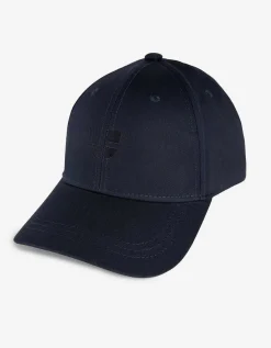 Jean Pascale Baseballpet - Katoen - donkerblauw New