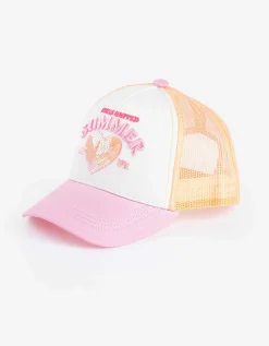 Dopodopo girls Baseballpet - Met pailletjes - oranje Hot