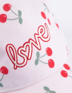 Dopodopo mini Baseballpet - Print all-over - roze Online