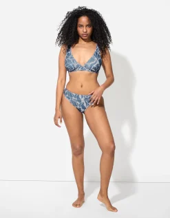 Ever Me Bikinibroekje - Print all-over - blauw Sale