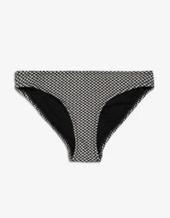 Ever Me Bikinibroekje - Ruitmotief - zwart Discount