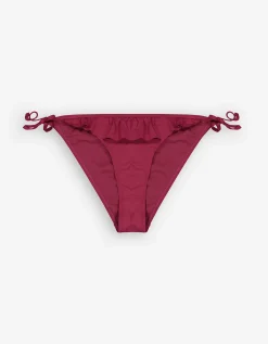 Ever Me Bikinibroekje - Vetersluitingen opzij - donkerrood Outlet