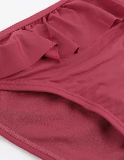 Ever Me Bikinibroekje - Vetersluitingen opzij - donkerrood Outlet