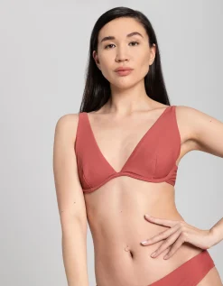 Ever Me Bikinitop - Effen - lichtrood Sale