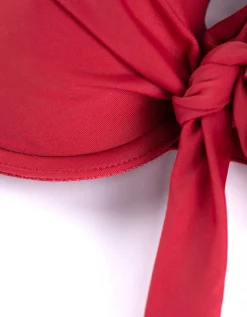 Ever Me Bikinitop - Geknoopt detail - rood Hot