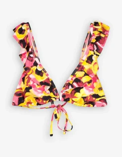 Ever Me Bikinitop - Volants - geel Clearance