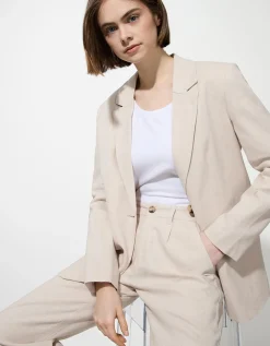 Page One Blazer - Effen - beige Best