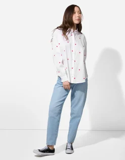 Takko Blouse - Borduursel - wit Hot