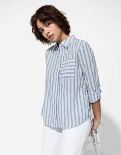 Ever Me Blouse - Borstzak - donkerblauw Sale