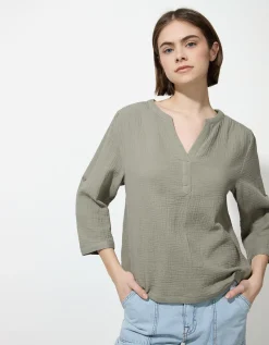 Ever Me Blouse - Effen - lichtgroen Hot