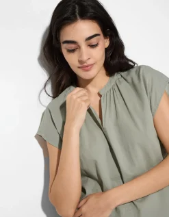 Ever Me Blouse - Effen - lichtgroen Best