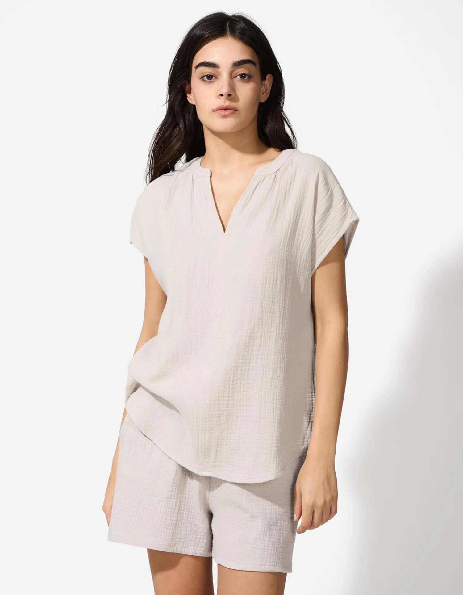 Ever Me Blouse - Mousseline - beige Fashion