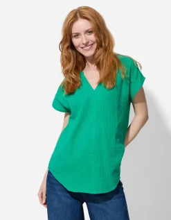 Ever Me Blouse - Mousseline - groen Fashion