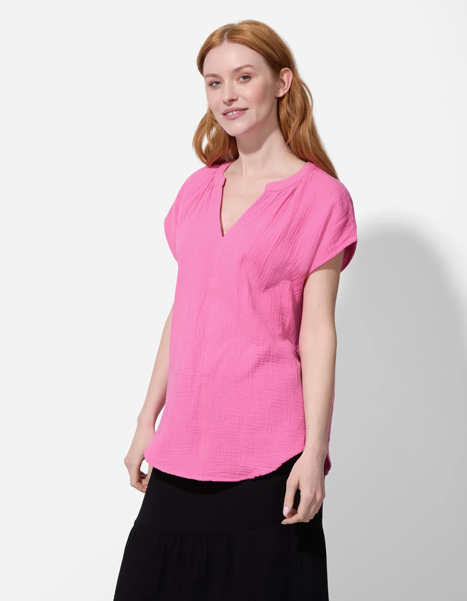 Ever Me Blouse - Mousseline - pink Sale