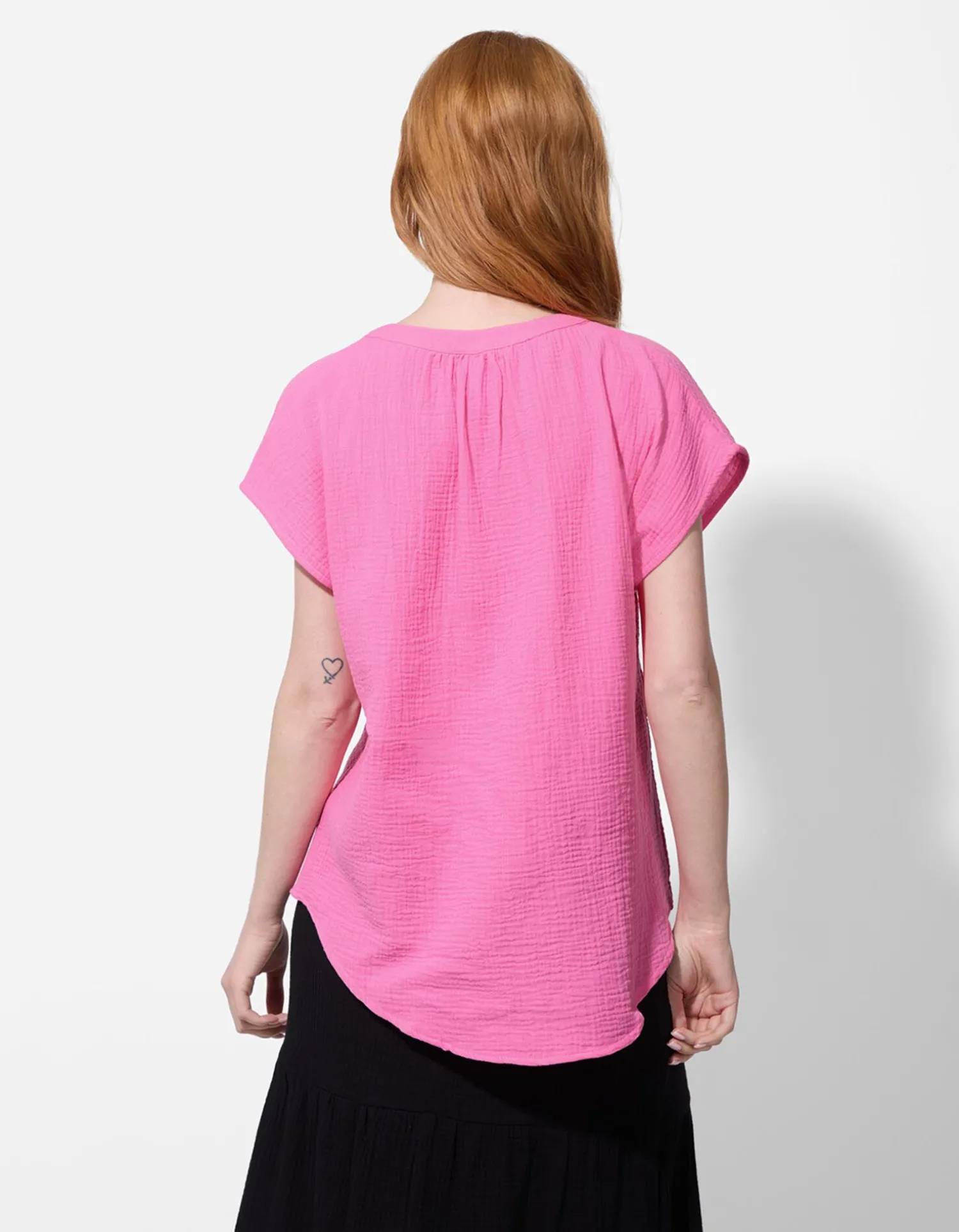Ever Me Blouse - Mousseline - pink Sale