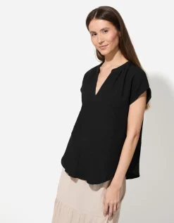 Ever Me Blouse - Mousseline - zwart Outlet