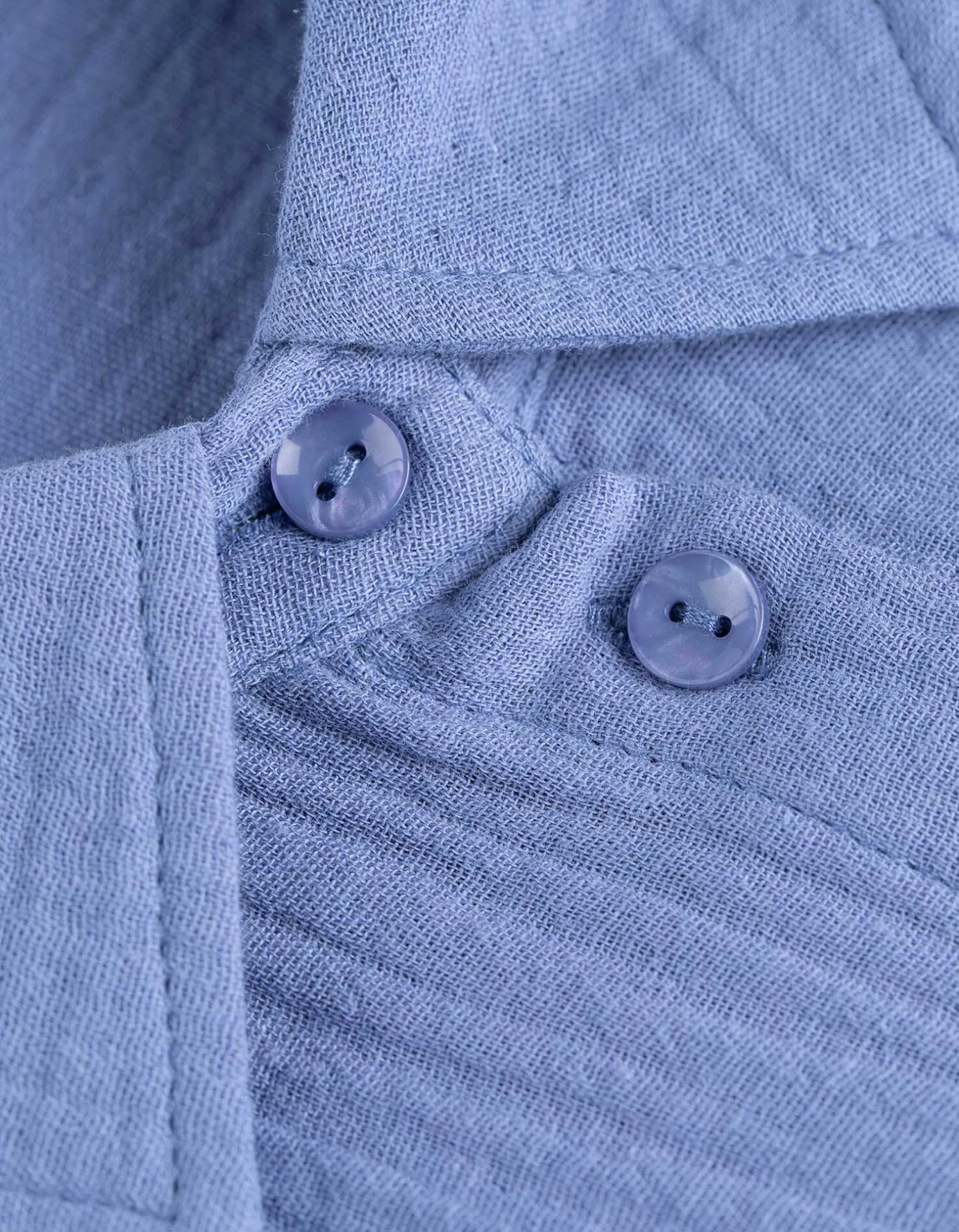 Maxi Blue Blouse - Overhemd kraag - blauw Sale