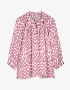 Takko Blouse - Print all-over - roze New