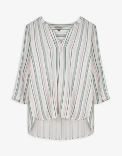 Takko Blouse - Strepen - wit Fashion
