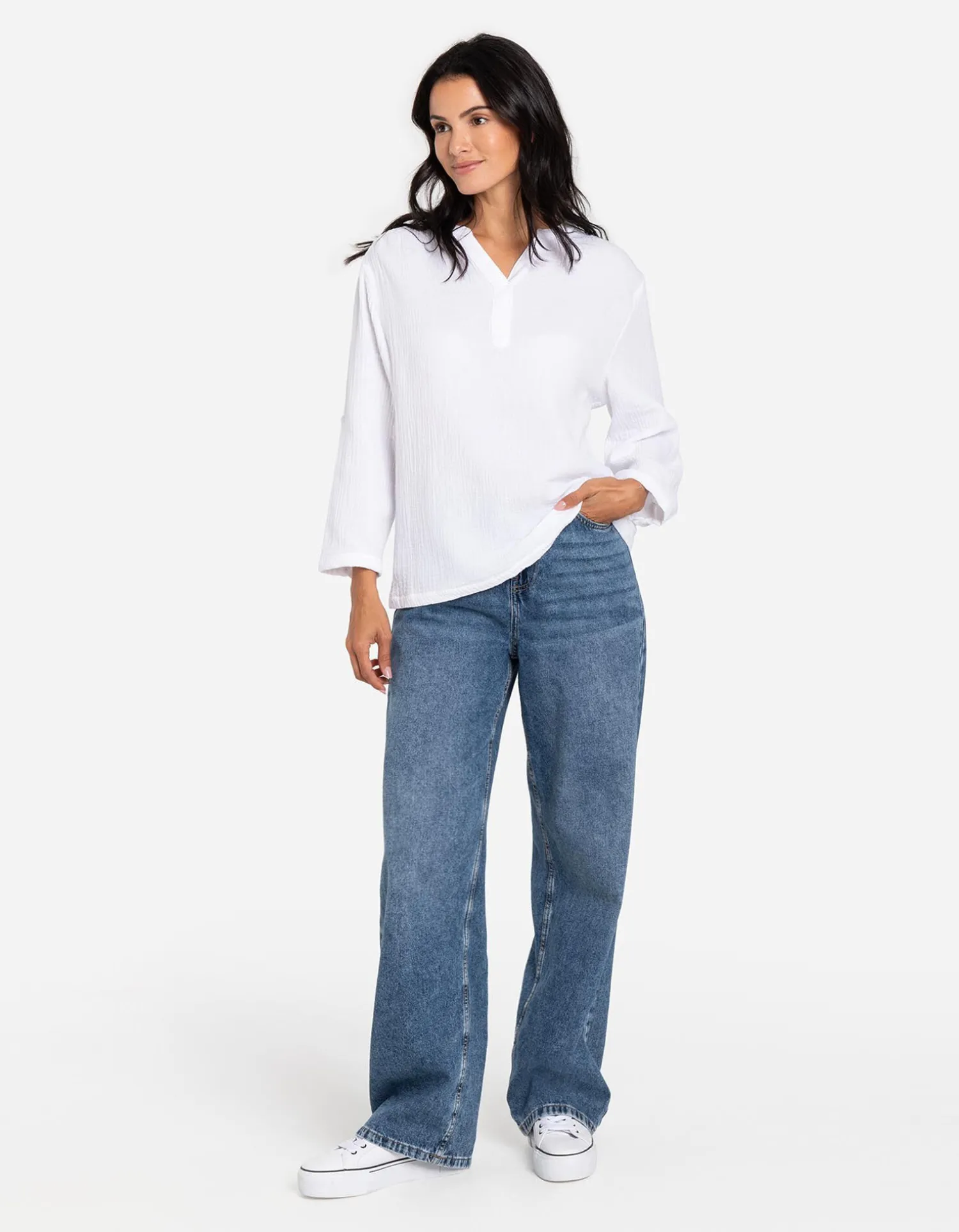 Ever Me Blouse - wit Best