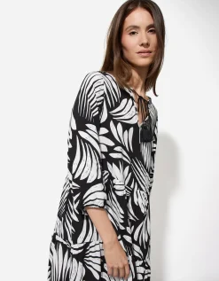 Ever Me Blousejurk - Motief all-over - zwart Fashion