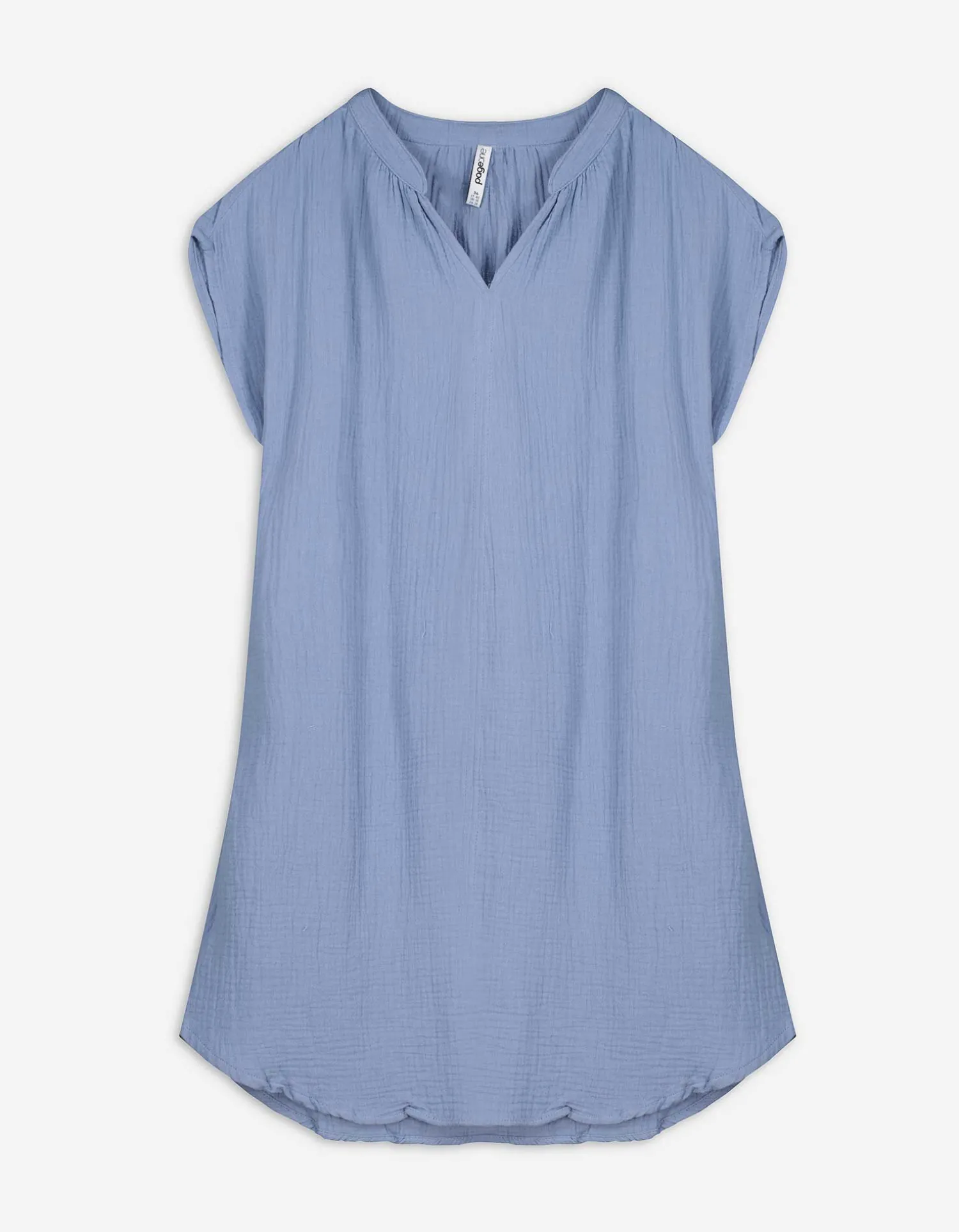 Page One Blousejurk - Mousseline - donkerblauw Discount