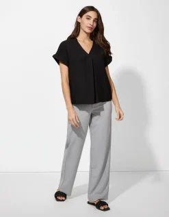 Takko Blouseshirt - Effen - zwart Fashion