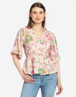 Page One Blouseshirt - LENZING&trade; ECOVERO&trade; - wit Discount