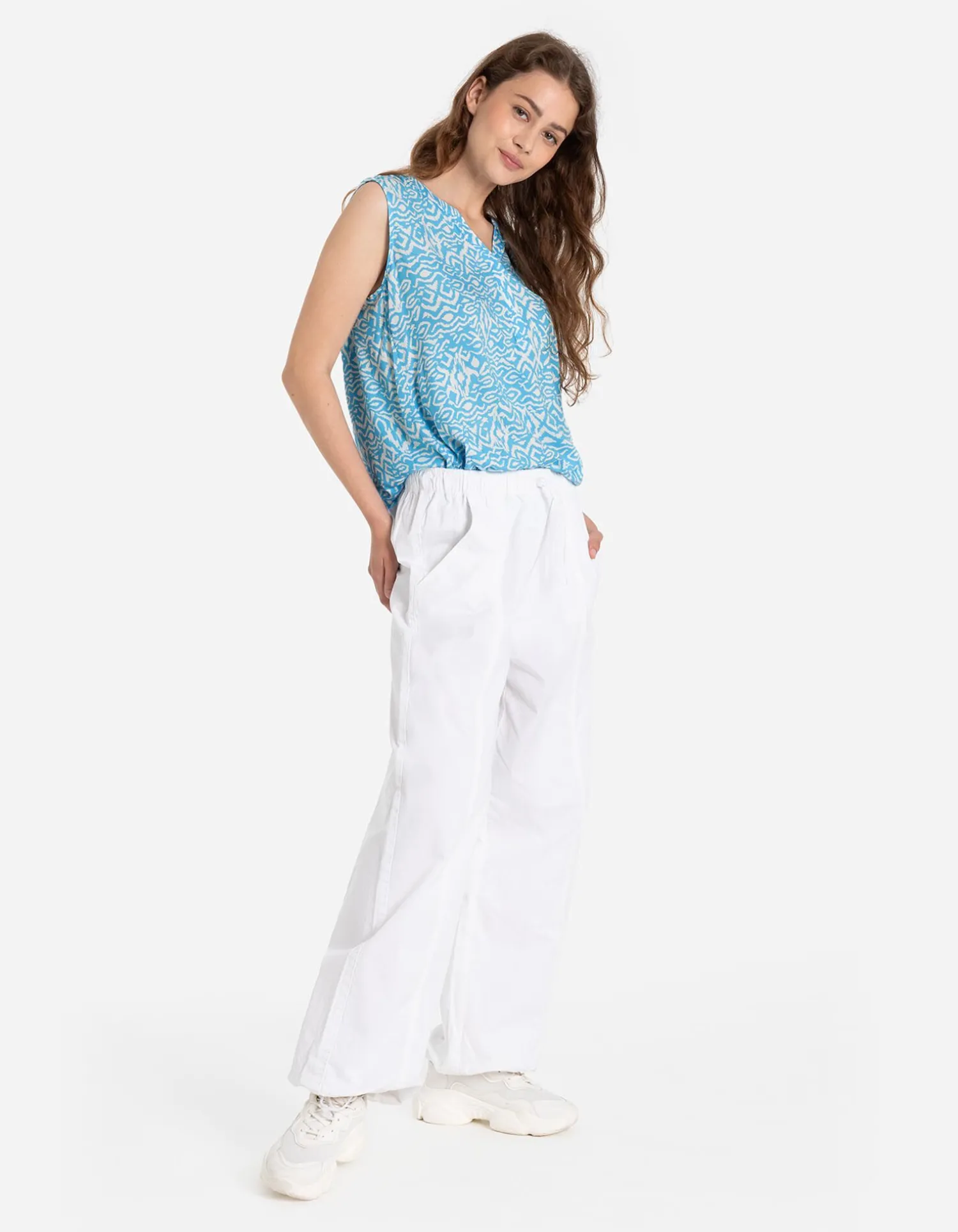 Ever Me Blouseshirt - LENZING™ ECOVERO™ - turkoois Sale