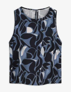 Takko Blouseshirt - Print all-over - blauw Outlet