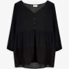 Takko Blouseshirt - Volants - zwart Online
