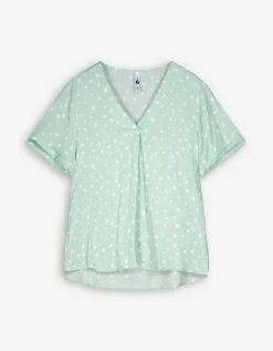 Ever Me blousetop - LENZING™ ECOVERO™ - groen Best