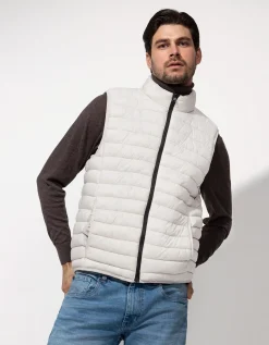 Jean Pascale Bodywarmer - Steekzakken - beige Fashion