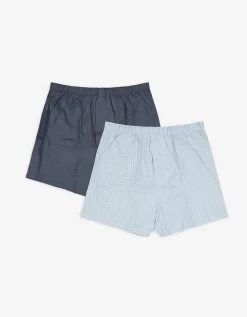 Jean Pascale Boxershort - Set van 2 lichtblauw Best