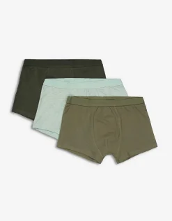 Jean Pascale Boxershort - Set van 3 donkergroen Hot