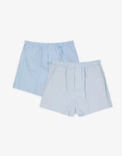 Jean Pascale Boxershort - Set van 2 lichtblauw Best