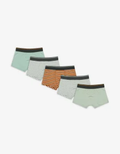 Dopodopo boys Boxershort - Set van 5 turkoois Online