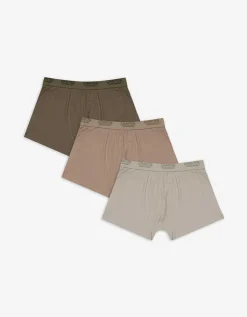 Jean Pascale Boxershort - Set van 3 beige Fashion