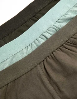 Jean Pascale Boxershort - Set van 3 donkergroen Hot