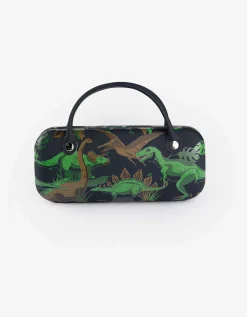 Dopodopo boys Brillenhoesje - Dierenprint - donkerblauw New