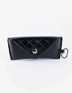 Accessories Brillenhoesje - Gestructureerd materiaal - zwart Hot