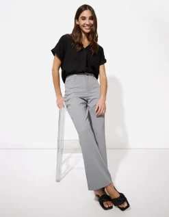 Page One Broek - Straight fit - grijs New