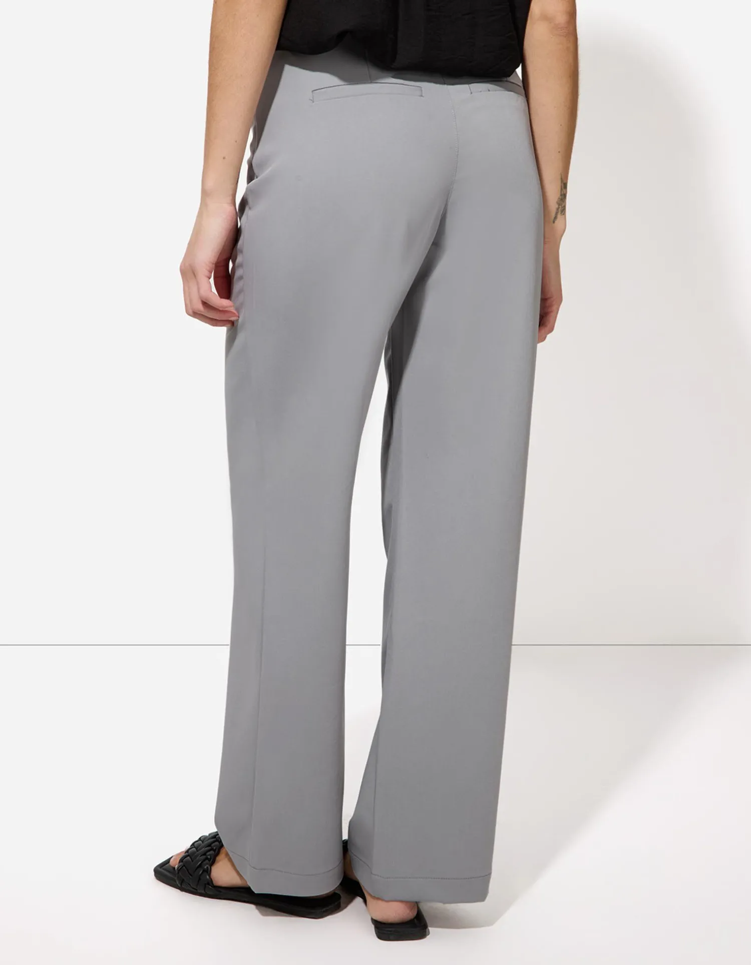 Page One Broek - Straight fit - grijs New
