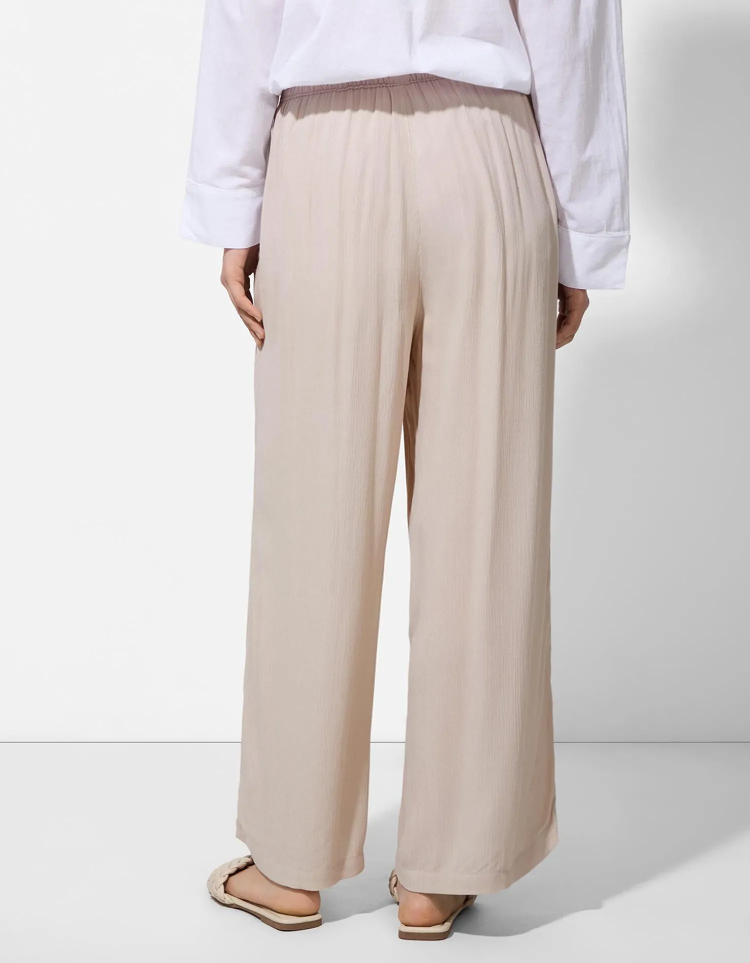 Takko Broek - Wide fit - beige Clearance