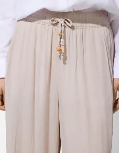 Takko Broek - Wide fit - beige Clearance