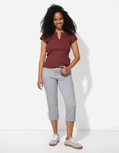 Ever Me Capribroek - Effen - grijs Outlet